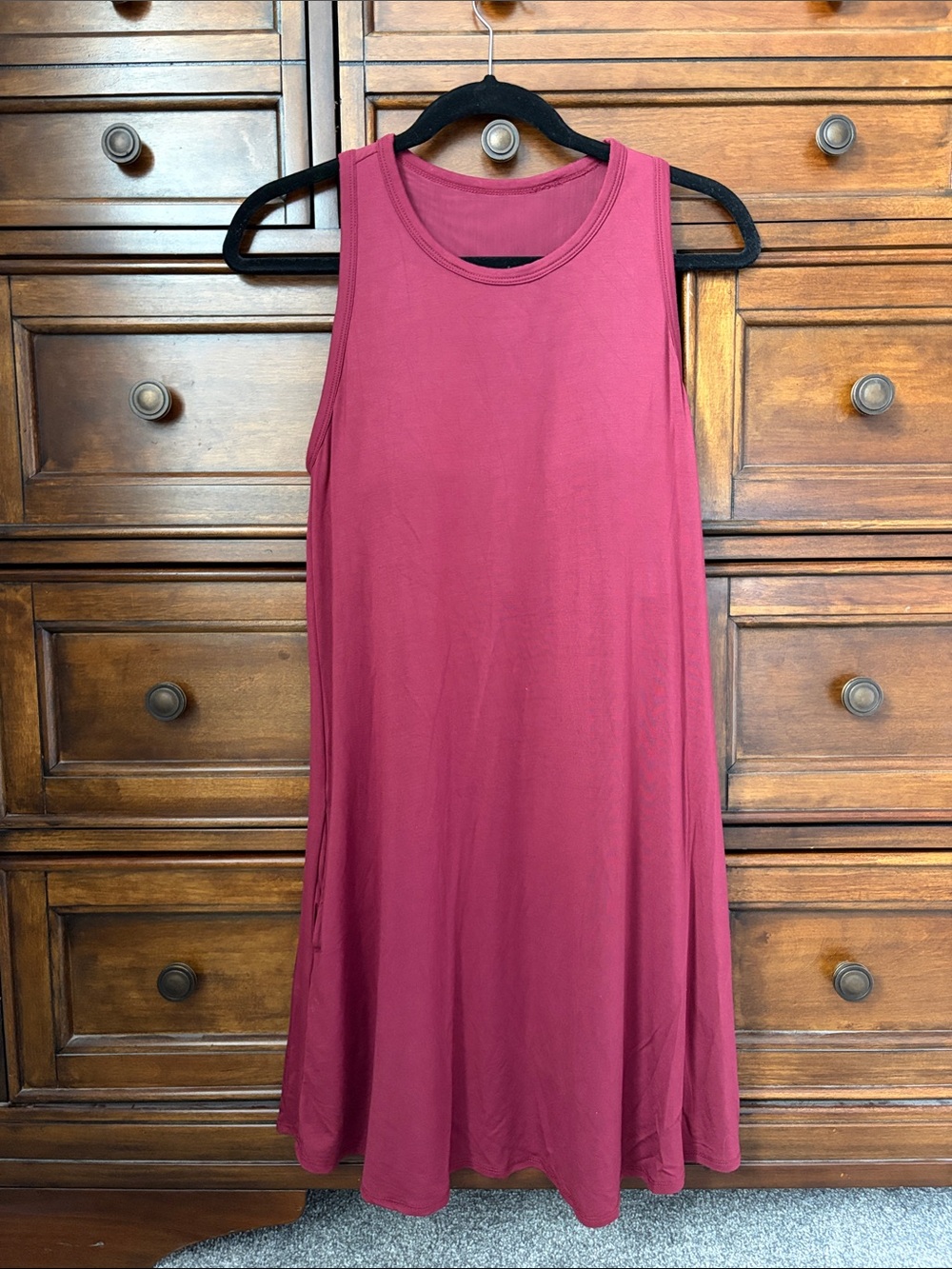 Shebird tank dress with built in bra
